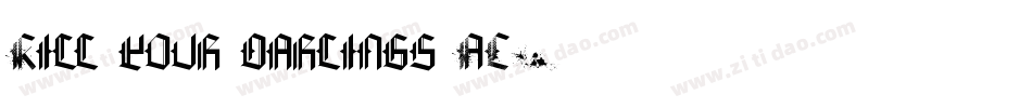 Kill your darlings AC字体转换